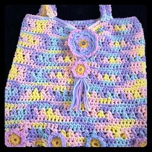 Girls cotton crochet top
